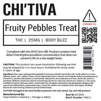 Chitiva's Fruity Pebbles Treat: Body Buzz (25 mg)