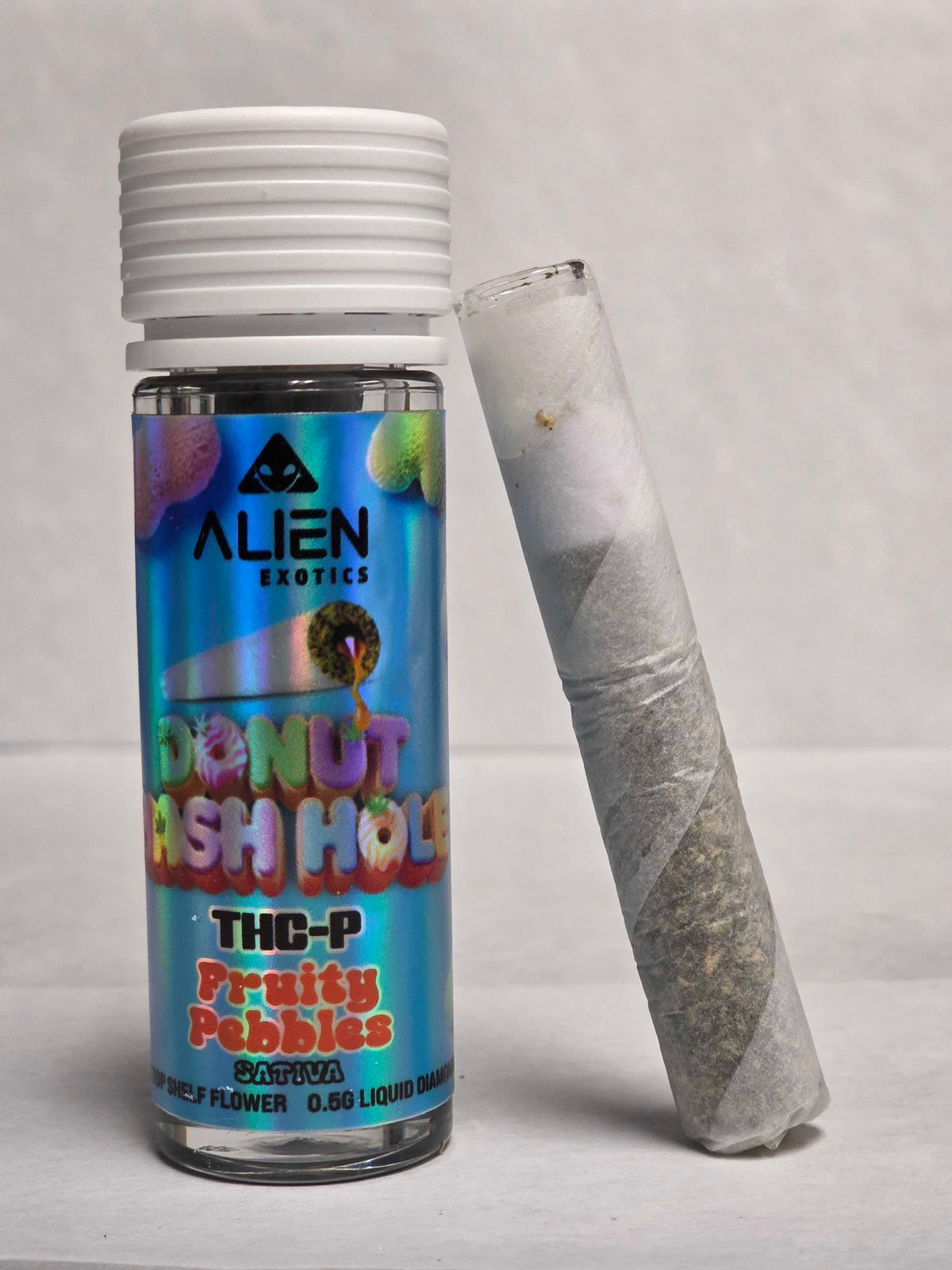 Alien Exotics - Donut Hash Hole Pre-Roll THC-P: Fruity Pebbles