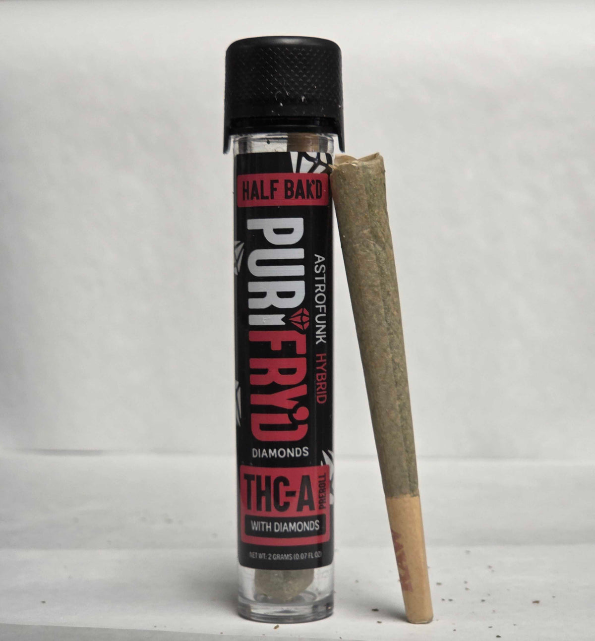 Half Bak'D - PuriFry'd THC-A 2g Pre-Roll: Astro Funk