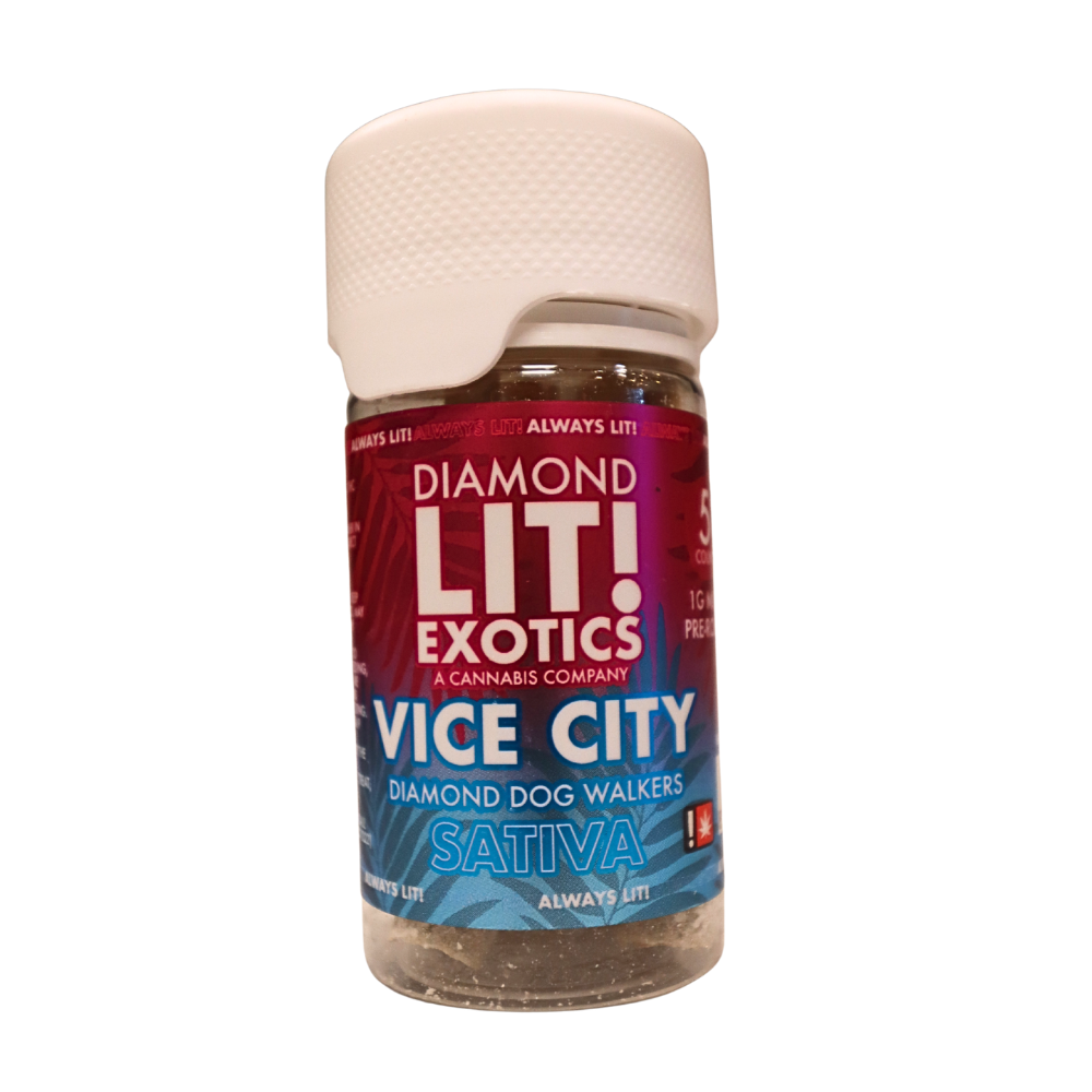Lit! Diamond 5pk Mini Pre-Rolls: Vice City