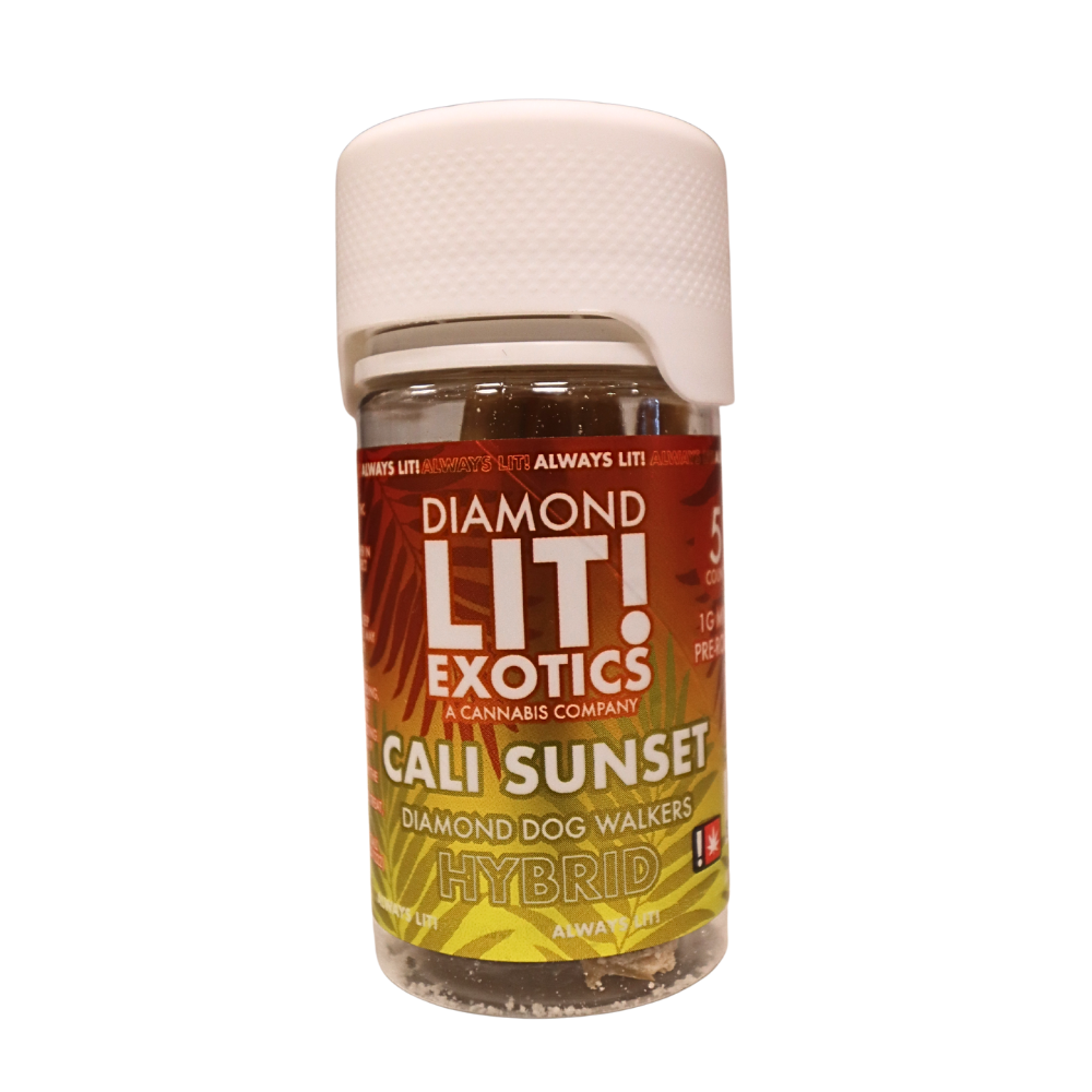 Lit! Diamond 5pk Mini Pre-Rolls: Cali Sunset
