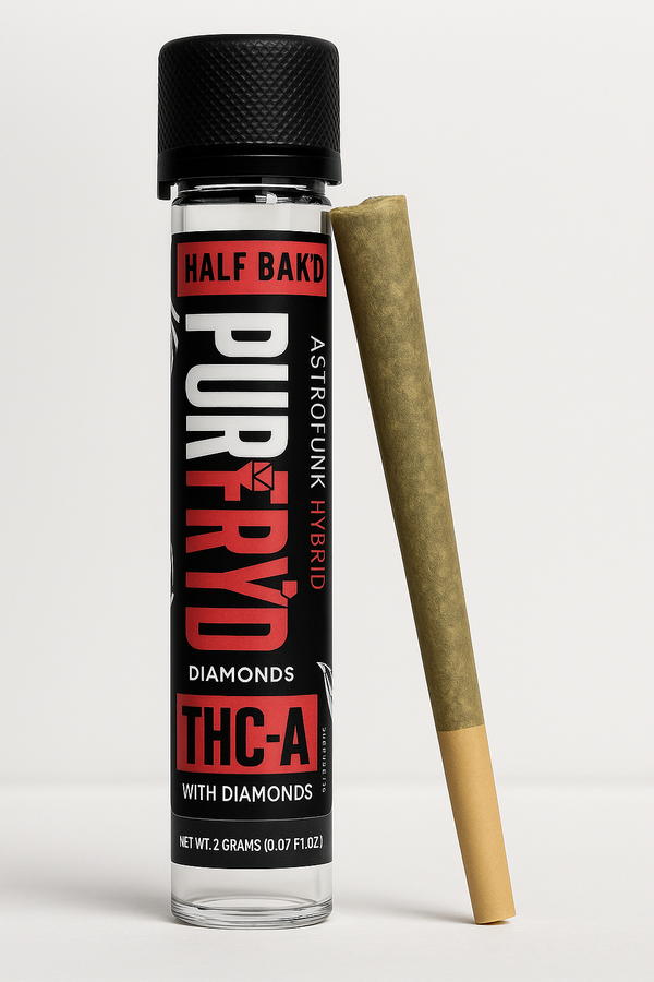 Half Bak’D – PuriFry’d THCa 2g Pre-Rolls (Click for more)