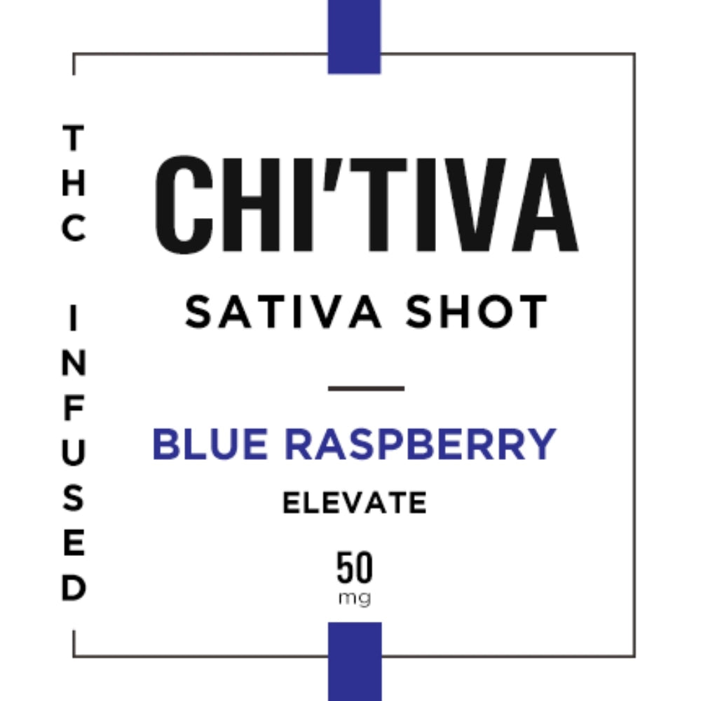 Chi'Tiva Sativa Shot 50mg - Blue Raspberry THC