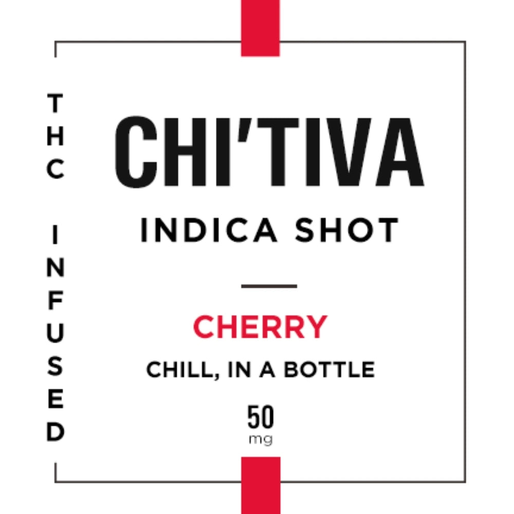 Chi'Tiva Indica Shot 50mg - Cherry THC