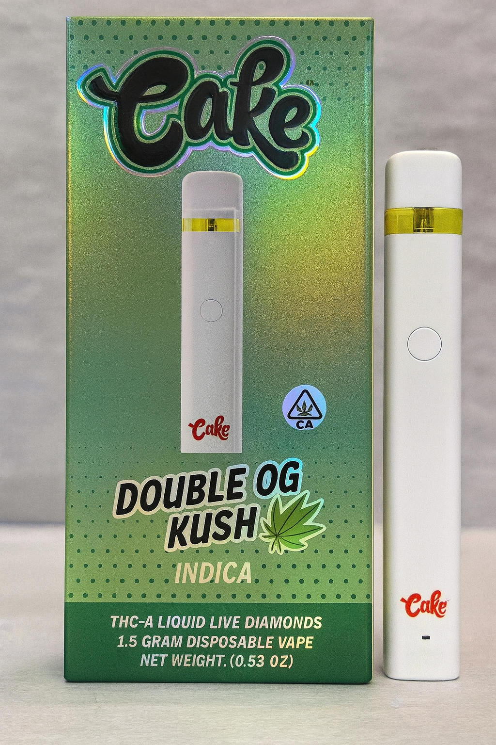 Cake THCa Liquid Live Diamonds 1.5g Disposable (Click for more)