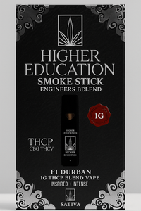 Higher Education Smoke Stick – THCh & THCp 1g Disposables (Descriptions Down Below)