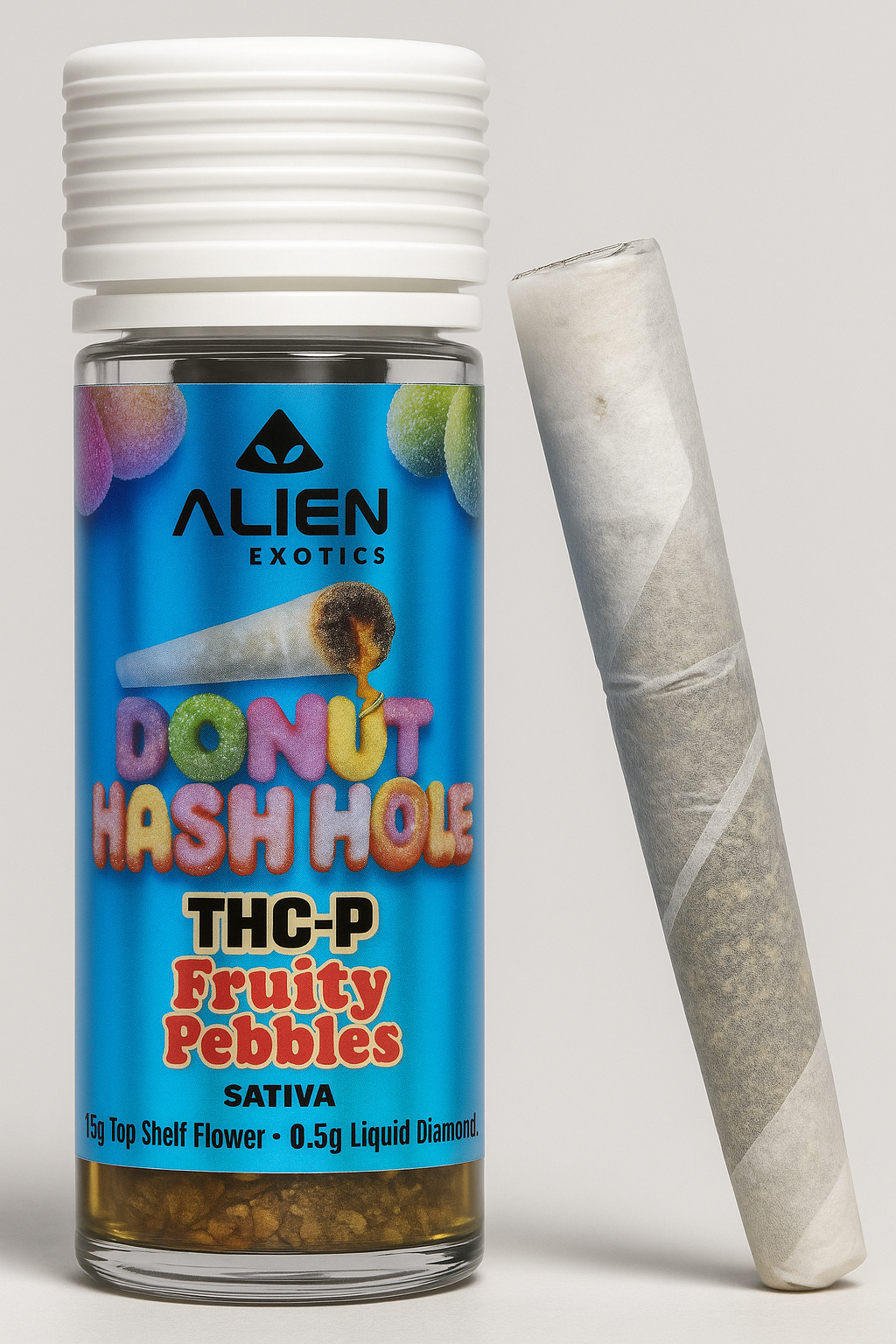 Alien Exotics - Donut Hash Hole Pre-Roll 2g THCp Collection