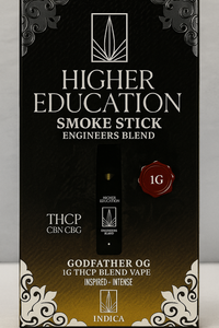 Higher Education Smoke Stick – THCh & THCp 1g Disposables (Descriptions Down Below)