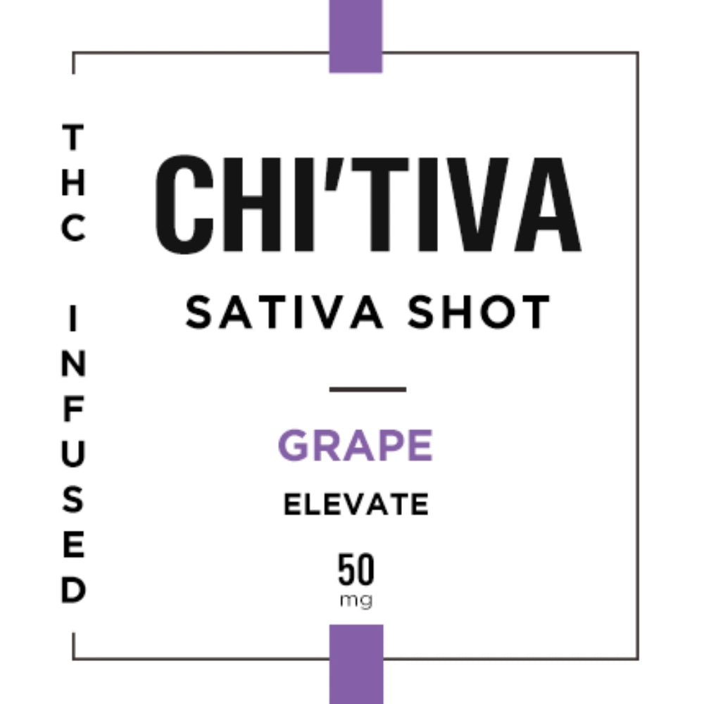 Chi'Tiva Sativa Shot 50mg - Grape THC