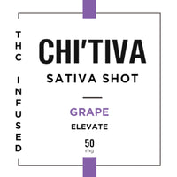 Chi'Tiva Sativa Shot 50mg - Grape THC