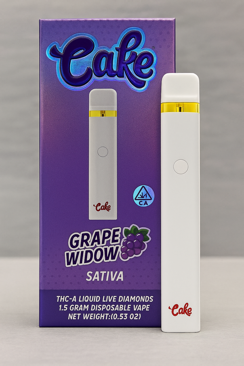 Cake THCa Liquid Live Diamonds 1.5g Disposable (Click for more)