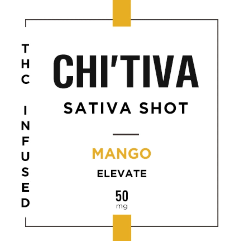 Chi'Tiva Sativa Shot 50mg - Mango THC