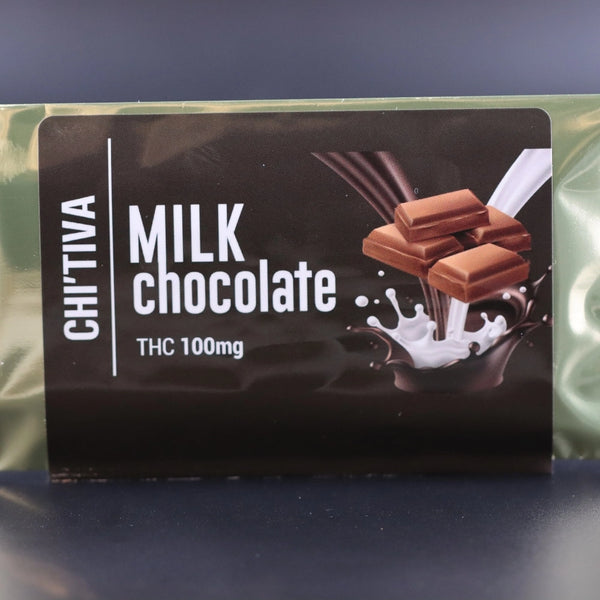 Chi'Tiva Chef's Chocolate Bar - 100 mg - Milk Chocolate Hybrid THC 100 mg