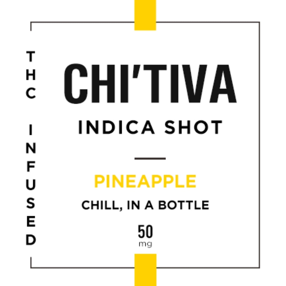 Chi'Tiva Indica Shot 50mg - Pineapple THC