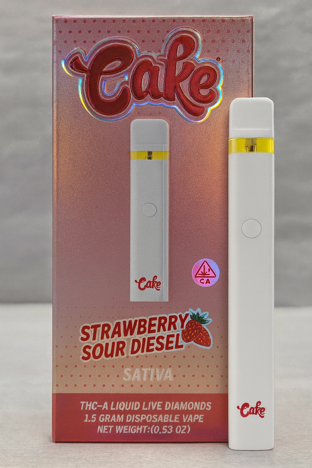 Cake THCa Liquid Live Diamonds 1.5g Disposable (Click for more)