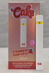 Cake THCa Liquid Live Diamonds 1.5g Disposable (Click for more)