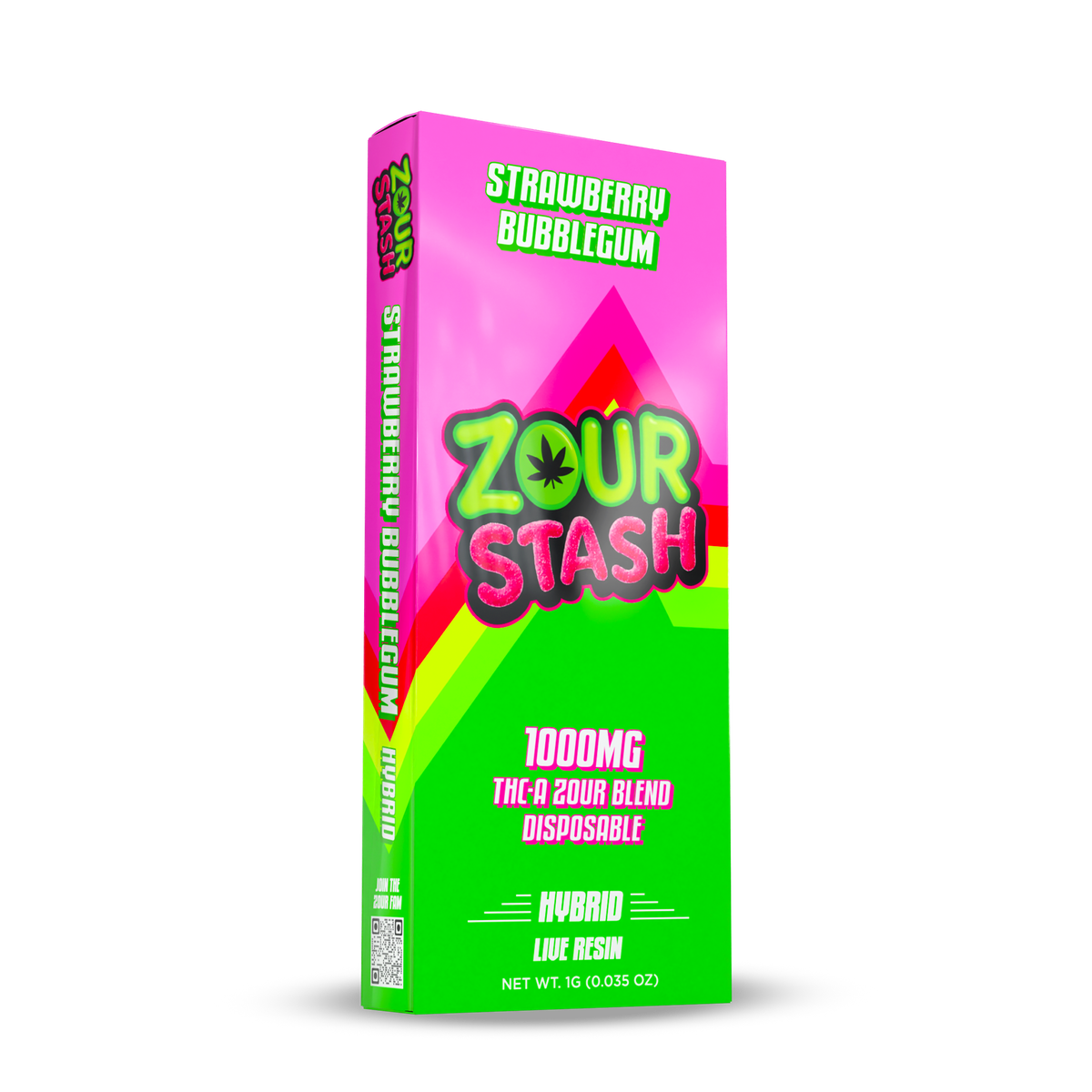 Zour Stash – 1g THCa Live Resin Disposable Vapes (Click For More)