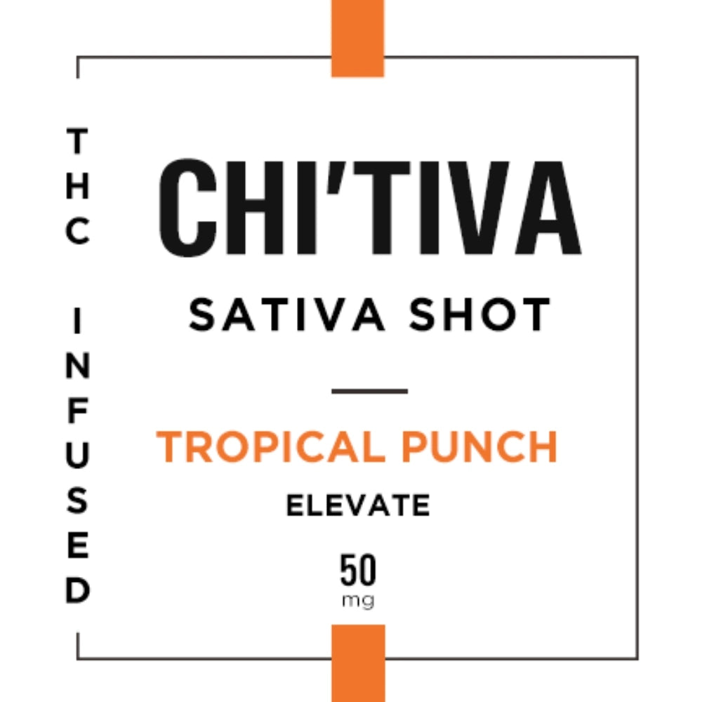Chi'Tiva Sativa Shot 50mg - Tropical Punch THC