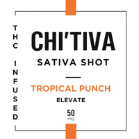 Chi'Tiva Sativa Shot 50mg - Tropical Punch THC