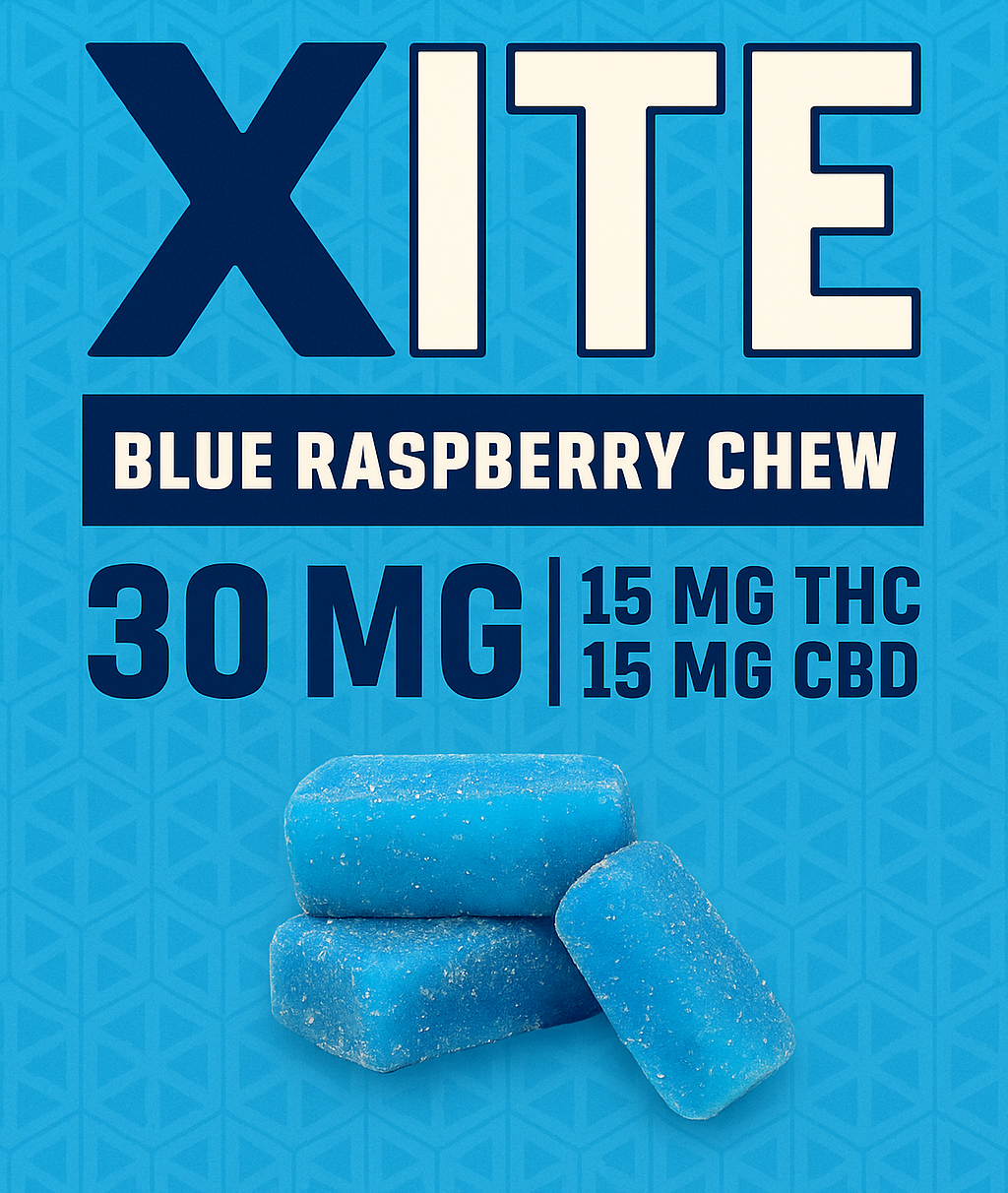 X-Ite Bites 30mg (15mg THC/ 15mg CBD)