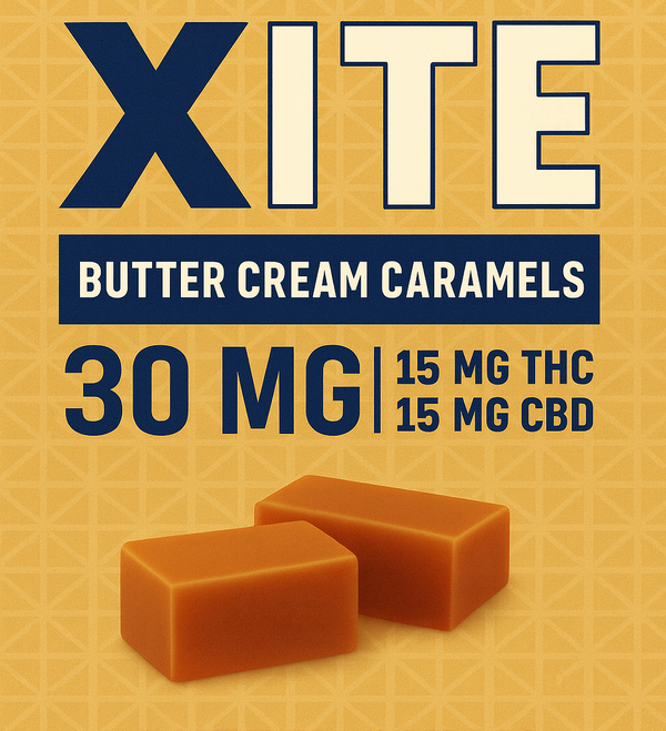 X-Ite Bites 30mg (15mg THC/ 15mg CBD)