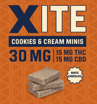 X-Ite Bites 30mg (15mg THC/ 15mg CBD)