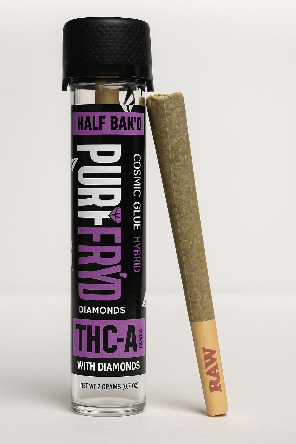Half Bak’D – PuriFry’d THCa 2g Pre-Rolls (Click for more)