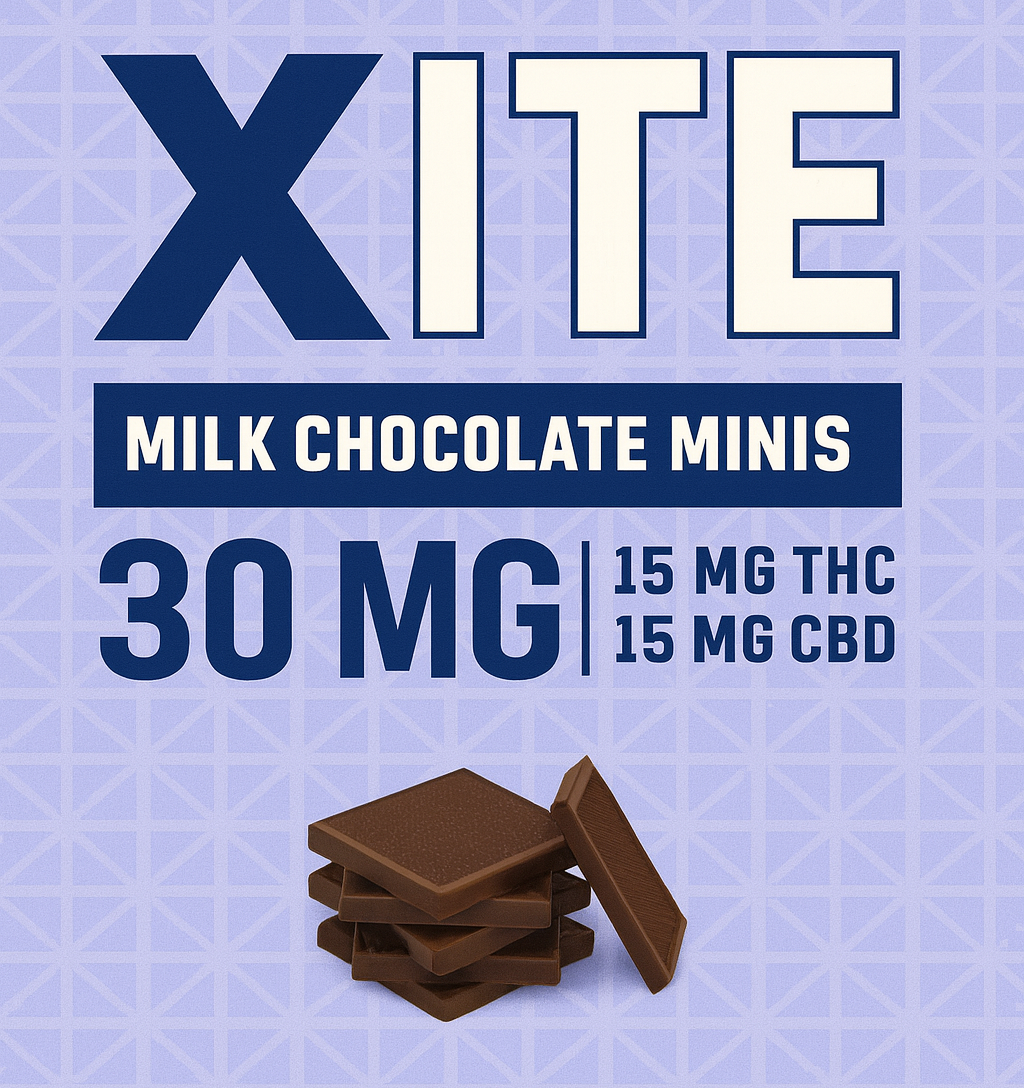 X-Ite Bites 30mg (15mg THC/ 15mg CBD)