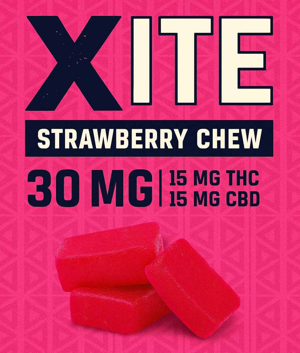 X-Ite Bites 30mg (15mg THC/ 15mg CBD)